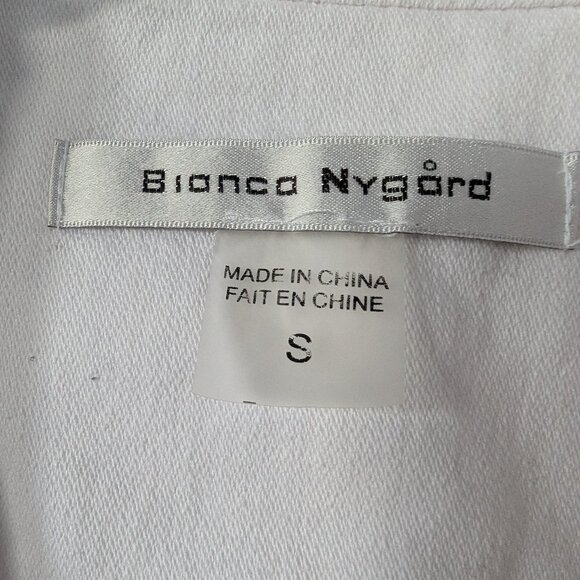 White Cropped Lightweight Cotton Jacket, S - Picture 5 of 14